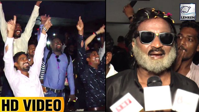 Crazy Rajinikanth Fans Celebrate The Release Of Movie Kaala