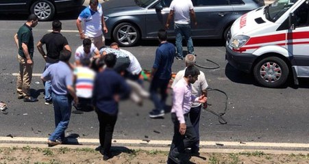Diyarbakır'da Zincirleme Kaza! Yolcu Otobüsü, Otomobil ve Taksi Birbirine Girdi: 2 Ölü, 5 Yaralı