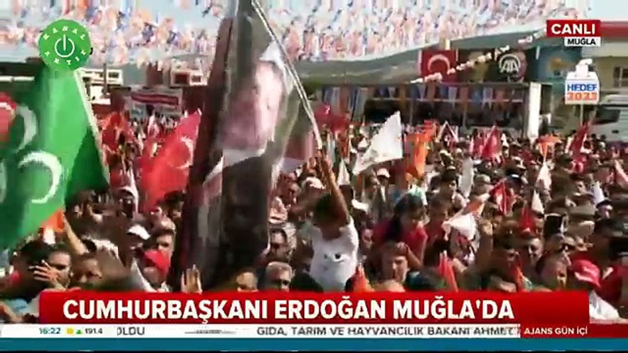 Recep Tayyip Erdoğan Muğla Mitingi 6 Haziran 2018
