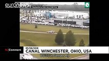Condutor em sentido contrário espalha caos em estrada de Ohio