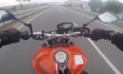 Polisten tek teker kaçış
