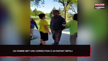 Etats-Unis : Un homme met une bonne correction à un enfant impoli (Vidéo)