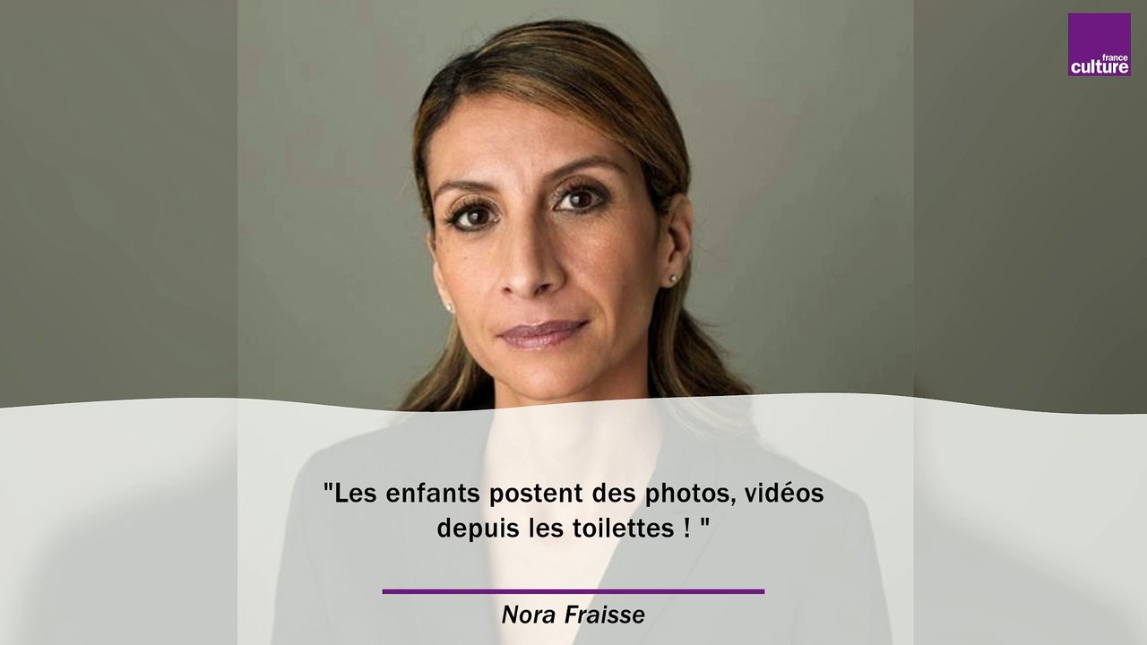 "Les enfants postent des photos, des vidéos, depuis les toilettes ! Il ne faut pas s'arrêter à l'interdiction des téléphones portables"