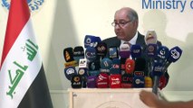 Irak Su Kaynakları Bakanı Cenabi'nin basın toplantısı - BAĞDAT