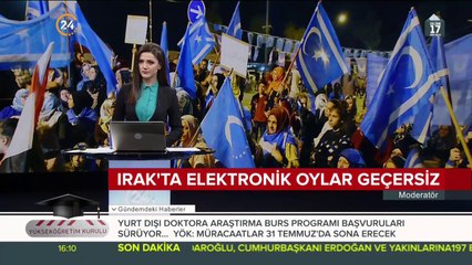 Irak'ta elektronik oylar geçersiz