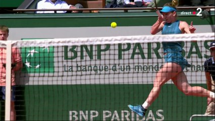 Roland-Garros 2018 : Le magnifique passing croisé de Simona Halep