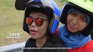 Women motorbike riders of Malaysia | HIJAB RIDERS | COCONUTS TV ON IFLIX
