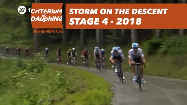 Storm on the descent - Étape 4 / Stage 4 (Chazey-sur-Ain / Lans-en-Vercors) - Critérium du Dauphiné 2018