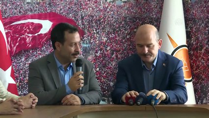 Soylu'dan AK Parti Bayrampaşa İlçe Başkanlığına ziyaret - İSTANBUL