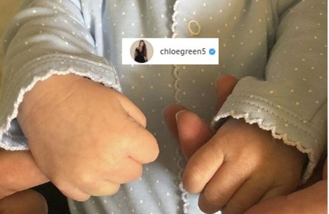 Chloe Green gives birth