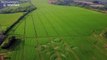 Mysterious travellers visited the English countryside and left behind the biggest crop circle of the year