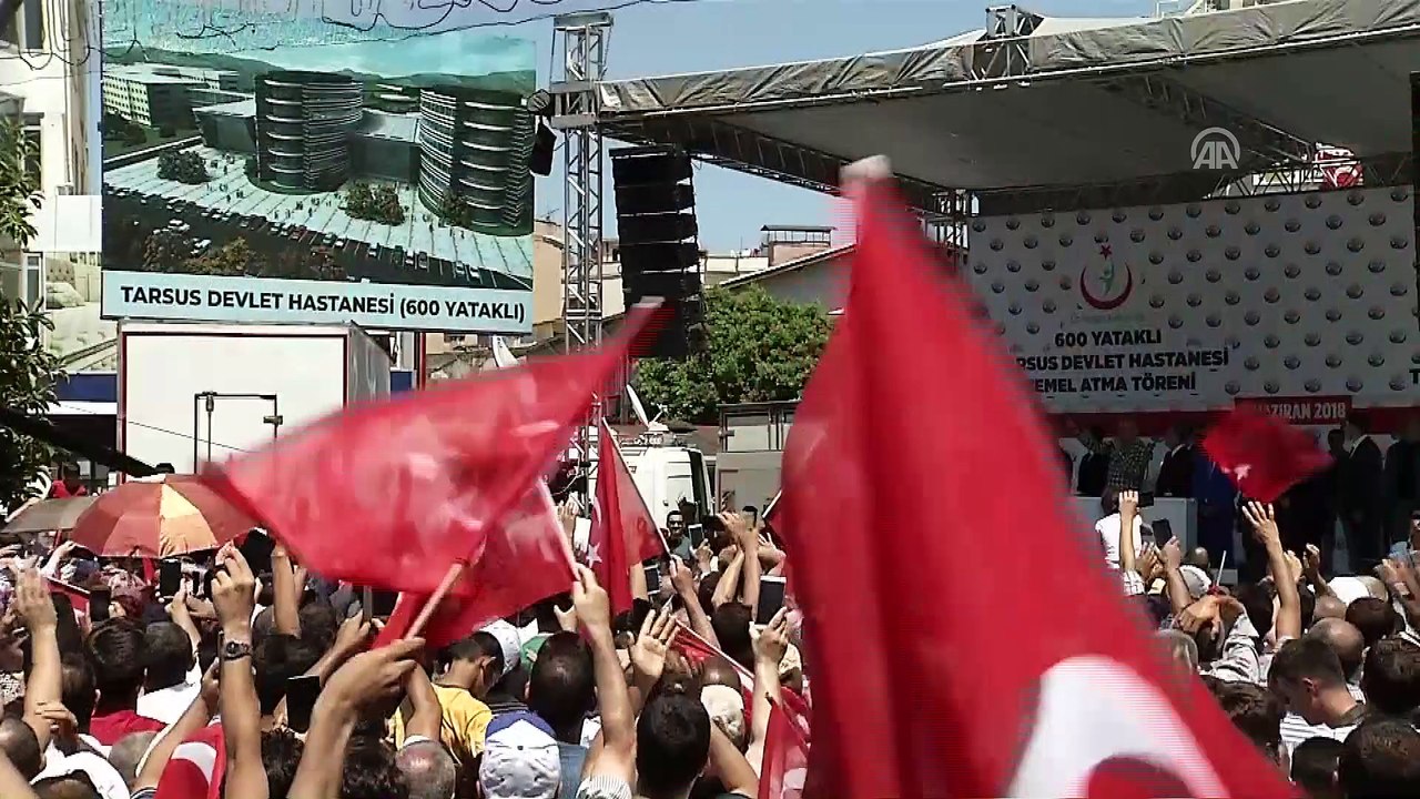 Cumhurbaşkanı Erdoğan, Turizm Bölgesi ve 600 Yataklı Devlet Hastanesinin temelini attı - MERSİN