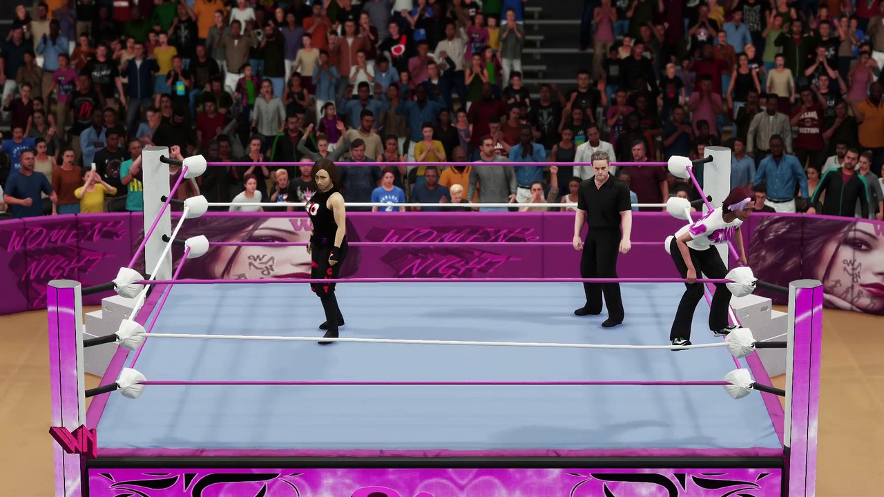Baydi vs. Bethany in a rivalry match.