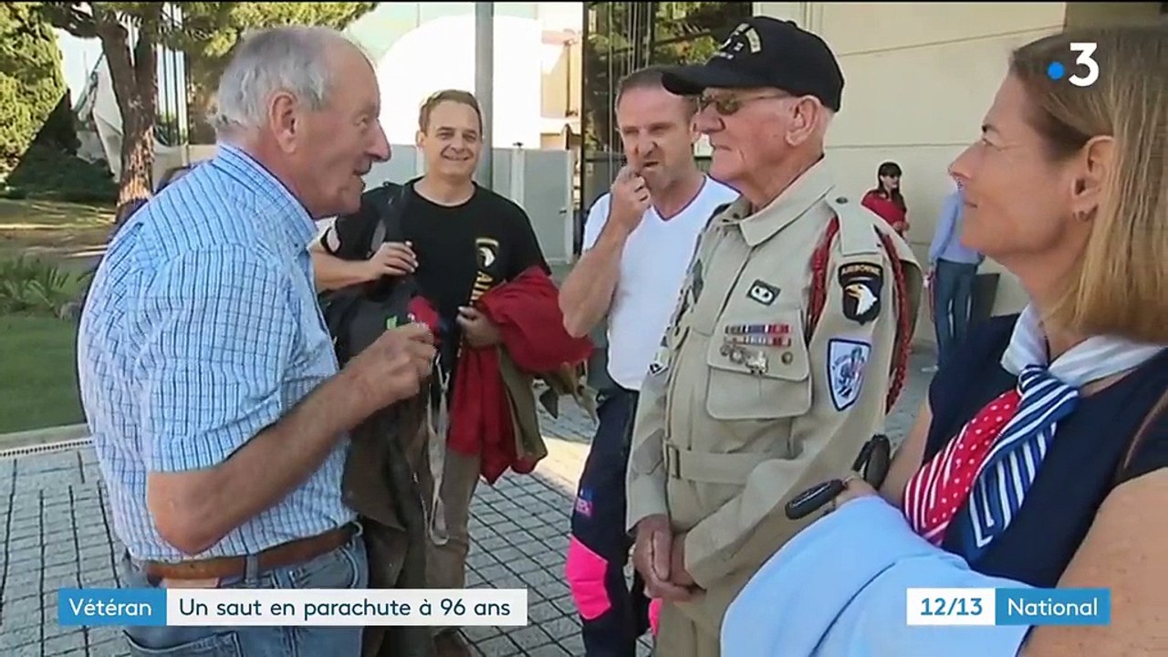 Débarquement : un vétéran américain saute en parachute à 96 ans