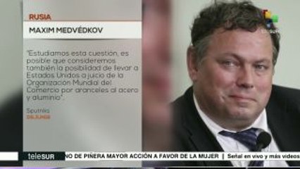 Rusia estudia posibilidad de enjuiciar a EE.UU. ante tribunal de OMC