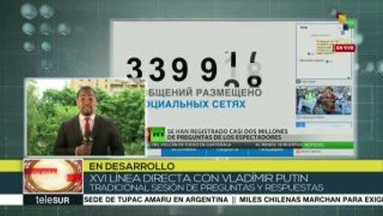Rusia: Putin responderá preguntas de sus ciudadanos en" Línea Directa"