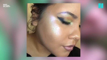 Ce maquillage change de couleur selon la luminosité et c'est fascinant