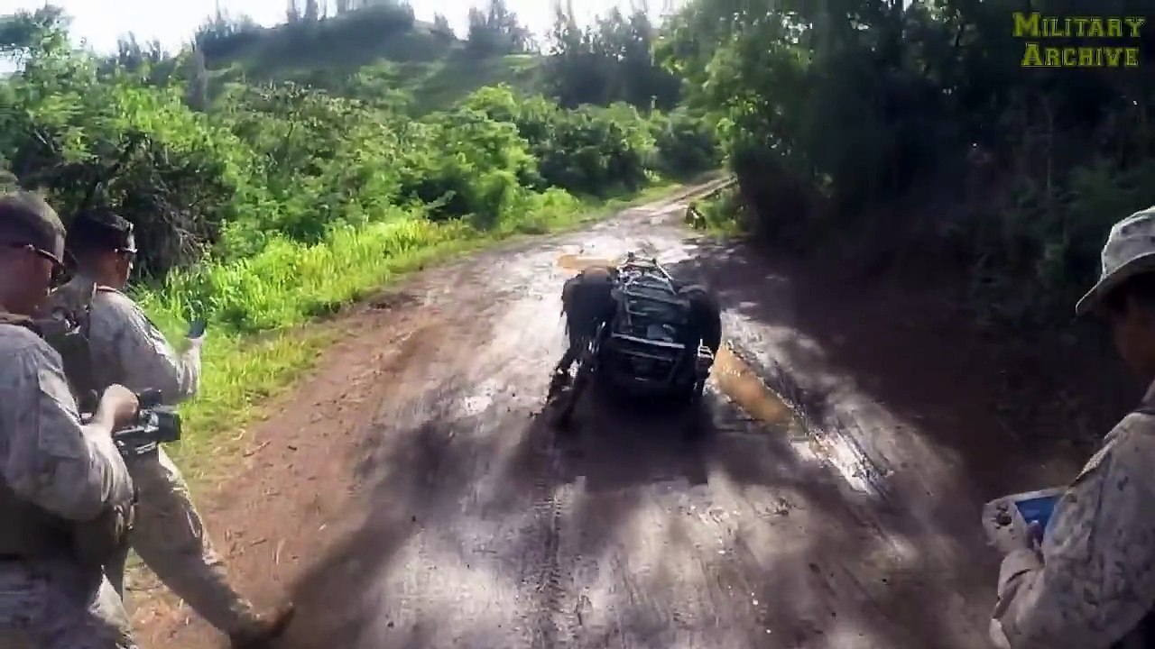 US Marines Testing the LS3 Robot in Real Conditions , the Mule of the Future