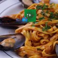طريقة عمل بلح البحر مع فيتوتشيني Mussels Fettuccine