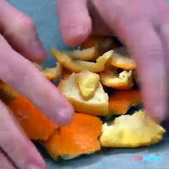 طريقة تنظيف الغاز باستخدام قشور البرتقال والليمون والخل