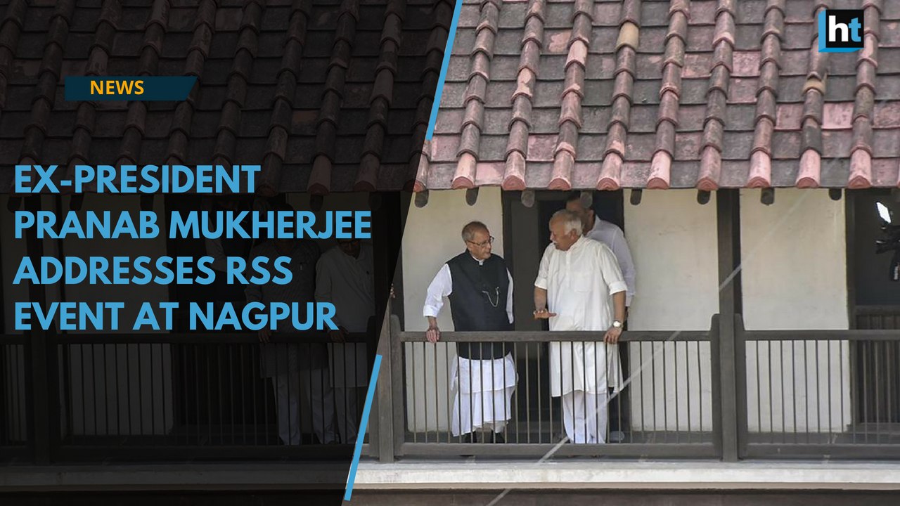 Watch: Ex-president Pranab Mukherjee addresses RSS event at Nagpur