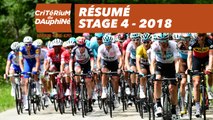 Résumé - Étape 4 (Chazey-sur-Ain / Lans-en-Vercors) - Critérium du Dauphiné 2018