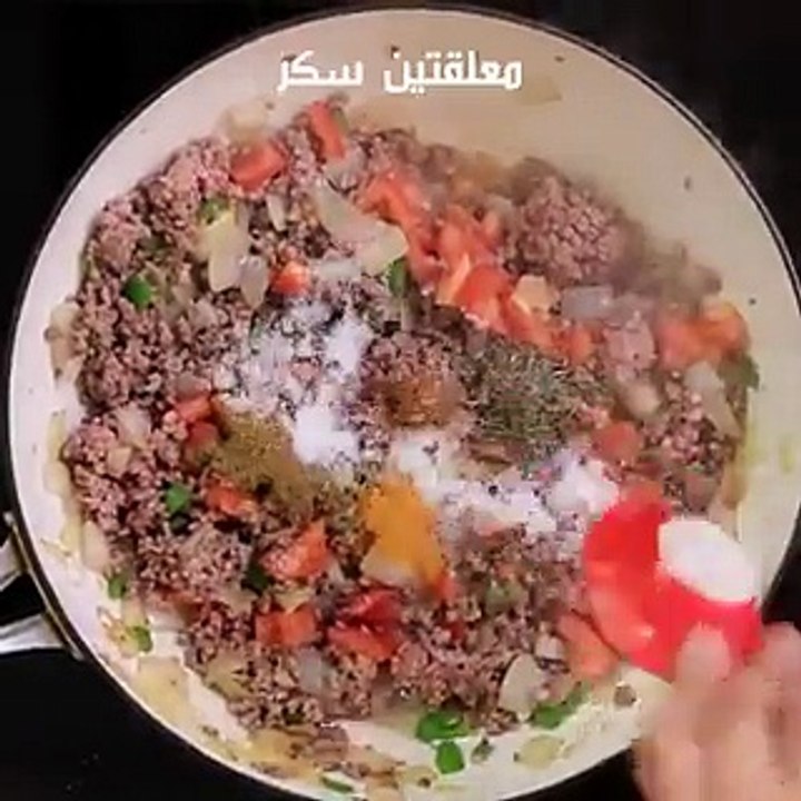 طريقة عمل المكرونة طبقات بحشوة جبنة الموزاريلا...