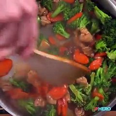 طريقة عمل ترياكي الدجاج بالخضار فيديو