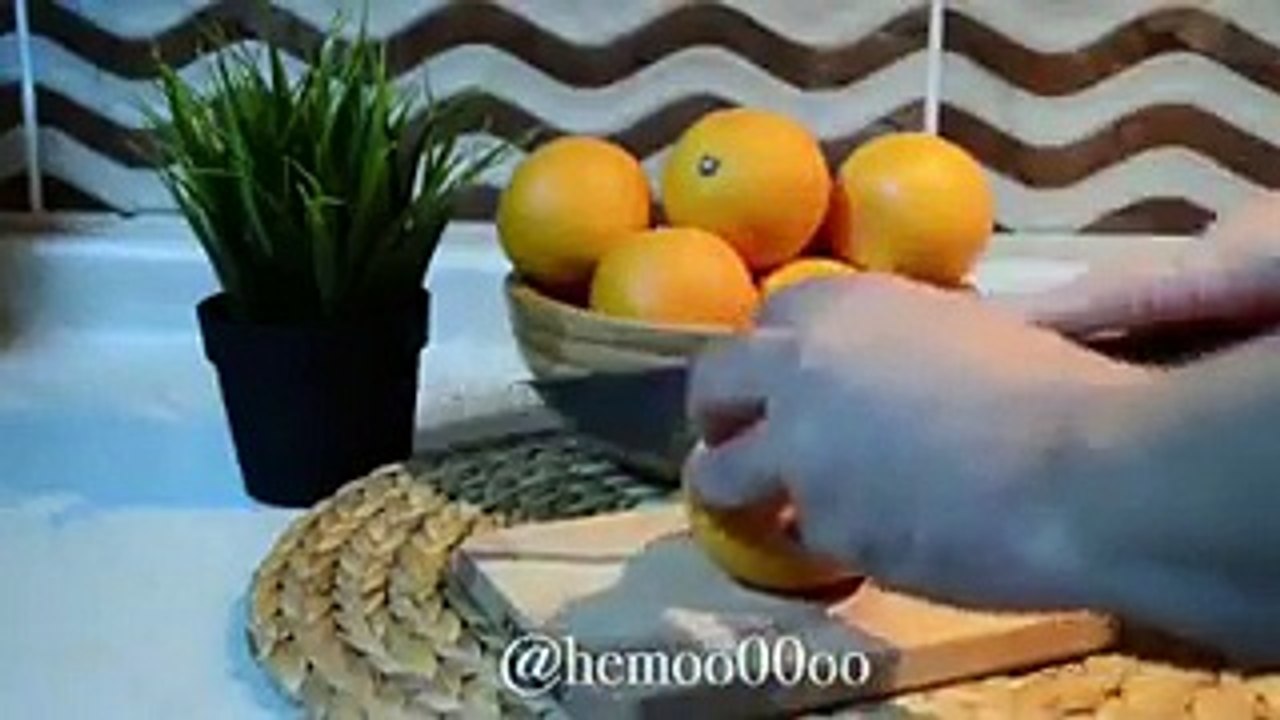 طريقة عمل كيكة البرتقال بالفيديو