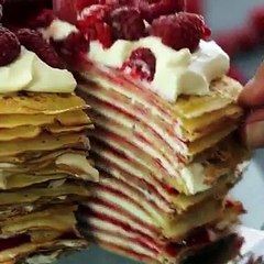 طريقة عمل كريب كيك بالفيديو