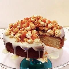 طريقة عمل كيكة البوب كورن بالفيديو