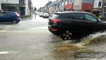 Plusieurs quartiers inondés à Mouscron