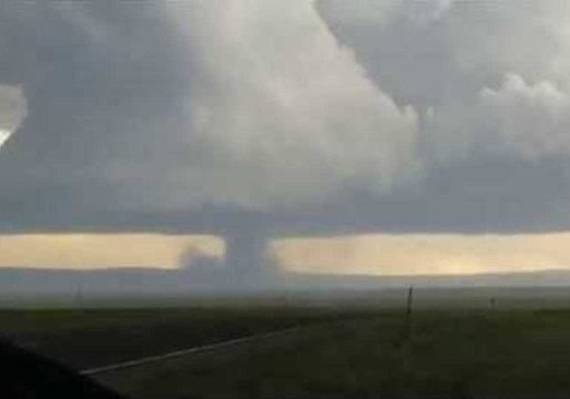 Tornado Touches Down Near Laramie, Wyoming