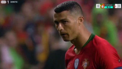 Cristiano Ronaldo Super Free Kick Chance HD - Portugal 0-0 Algeria 06.07.2018