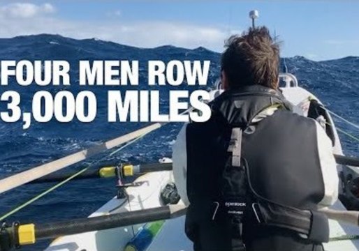 Four Guys Travel 3,000 Miles Across the Atlantic in a Row Boat