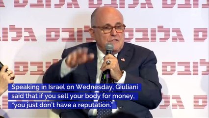 Rudy Giuliani Doesn't Respect Stormy Daniels Because She's a Porn Star