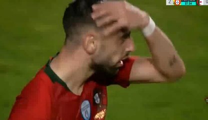 Bruno Fernandes Goal - Portugal 2-0 Algeria 07-06-2018