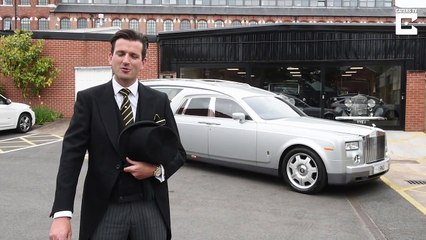 Il transforme sa Rolls Royce en Corbillard... Génial