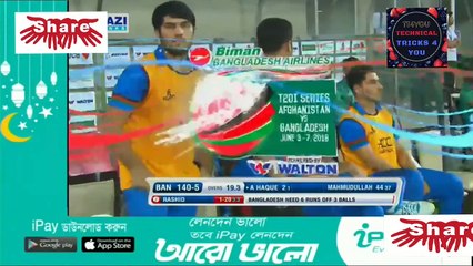 Last Over Bangladesh vs Afghanistan 3rd T20 Match Highlights-- 6balls 9 Runs -- Last Over