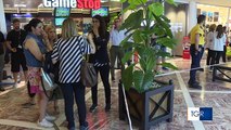 Panico all'iper di Bari: fumogeni nel centro commerciale, assaltata gioielleria
