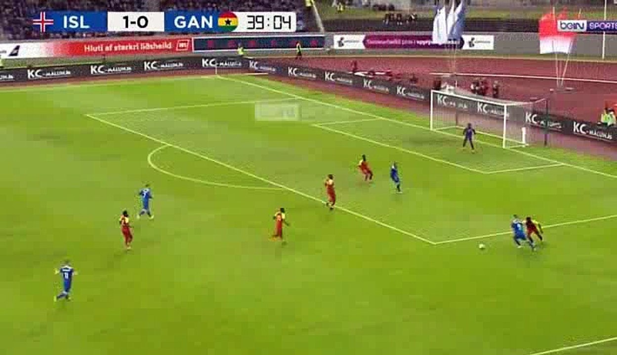 Alfred Finnbogason Goal - Iceland 2-0 Ghana 07-06-2018