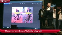 CHP Cumhurbaşkanı adayı Muharrem İnce Burdur'da halka hitap etti