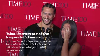 Colin Kaepernick's Lawyers Want Trump to Testify in Collusion Case