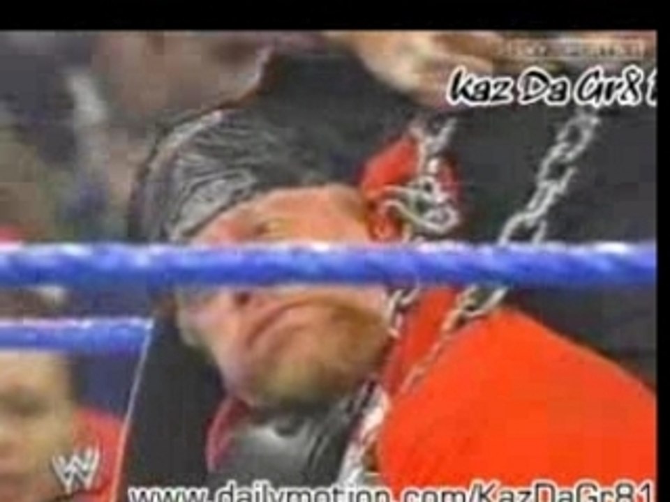 Undertaker & Brock Fight With Chain