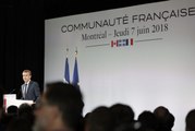 Discours du Président de la République à la communauté française de Montréal