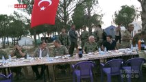 Korgeneral Temel, Afrin kahramanlarıyla Burseya Dağın'da iftar yaptı