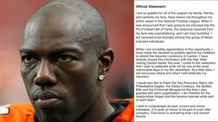 Terrell Owens WILL NOT Show up For His OWN Hall Of Fame Induction