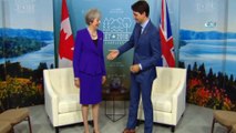 - İngiltere Başbakanı May, Kanada Başbakanı Trudeau İle Görüştü