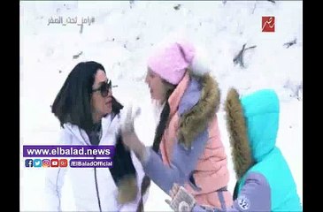 رد فعل عنيف من ديانا حداد بعد اكتشاف مقلب رامز