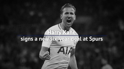 Télécharger la video: Harry Kane signs a new six-year deal at Spurs